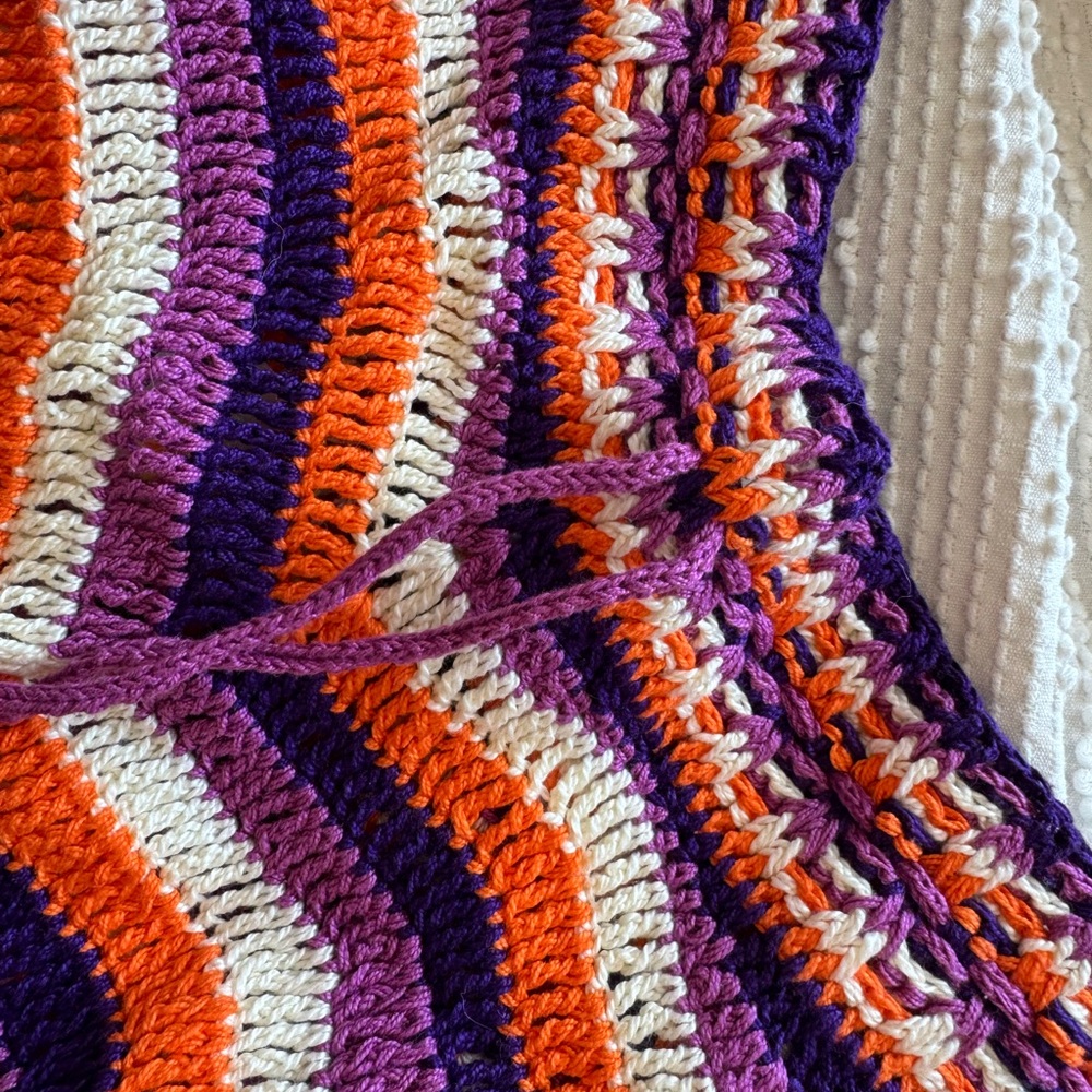 Agua Bendita Teresa Crochet Skirt - 100% Cotton - NWT - Picture 6 of 10